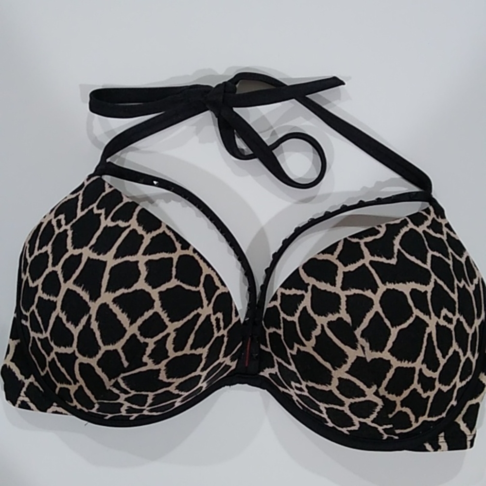 Victoria's Secret Black/Cream Bikini 34D